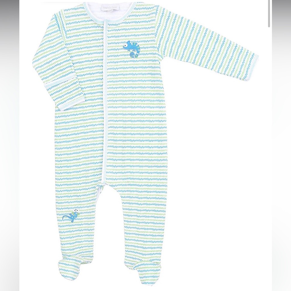Magnolia Baby Cute Critters Embroidered Footie